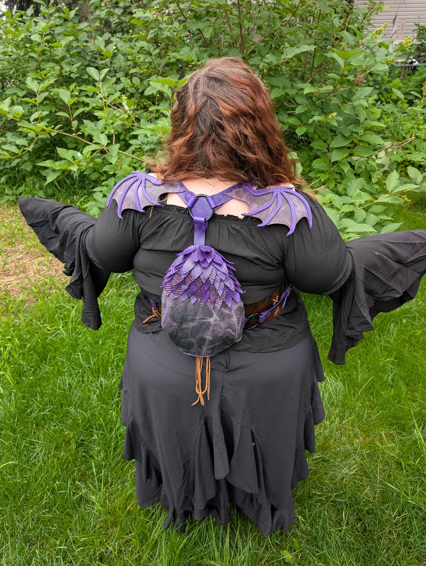 Handmade Leather Wyvern Backpack - Full Grain