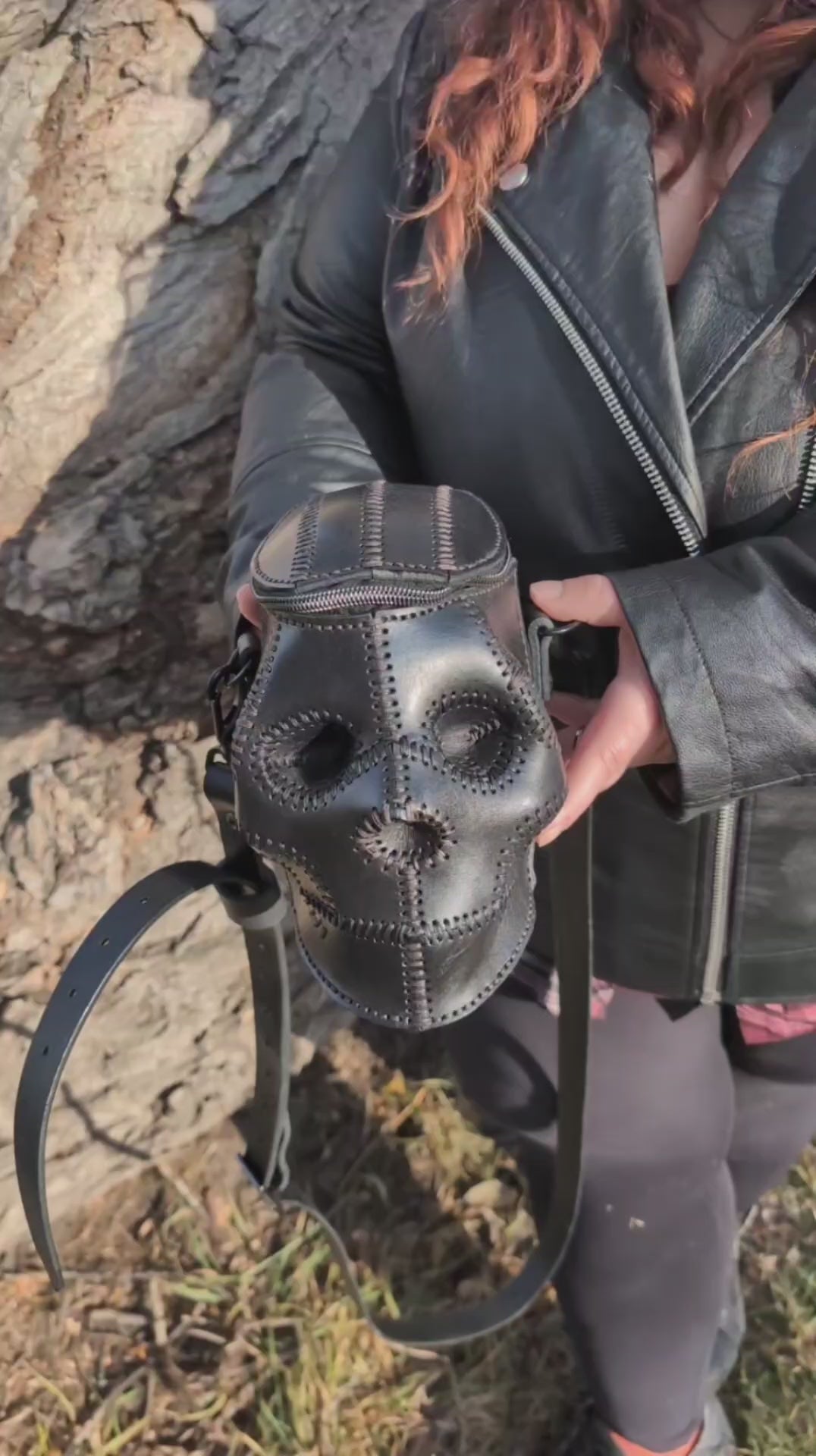 Archive - 骸骨 Skull leather boston bag The skull collection skull purse bag by kreepsville