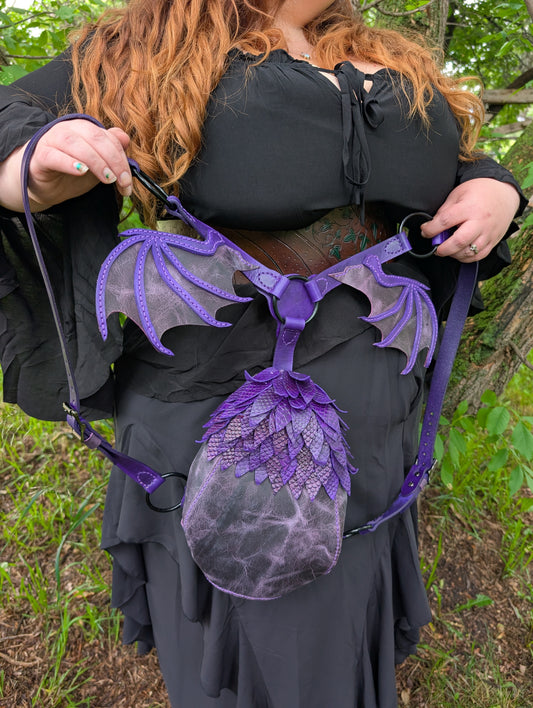 Handmade Leather Wyvern Backpack - Full Grain